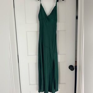Saints and secrets long green dress